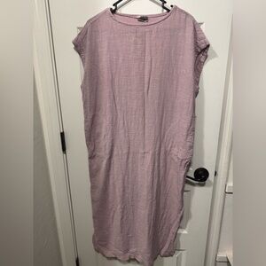 Curator Breezy Caftan Dress With Pockets Muave Size XS